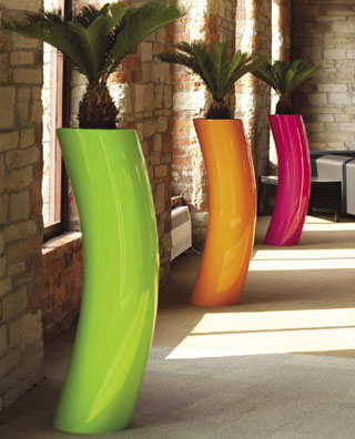 Terratec Curvy Round - Interior and Exterior Office Plants for Business in Gloucestershire by Planterama